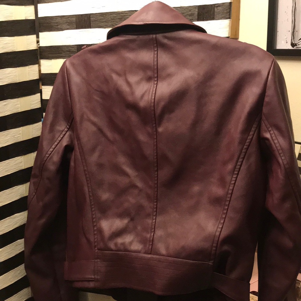 VGUC Michael Kors Leather Moto Jacket - Picture 4 of 7